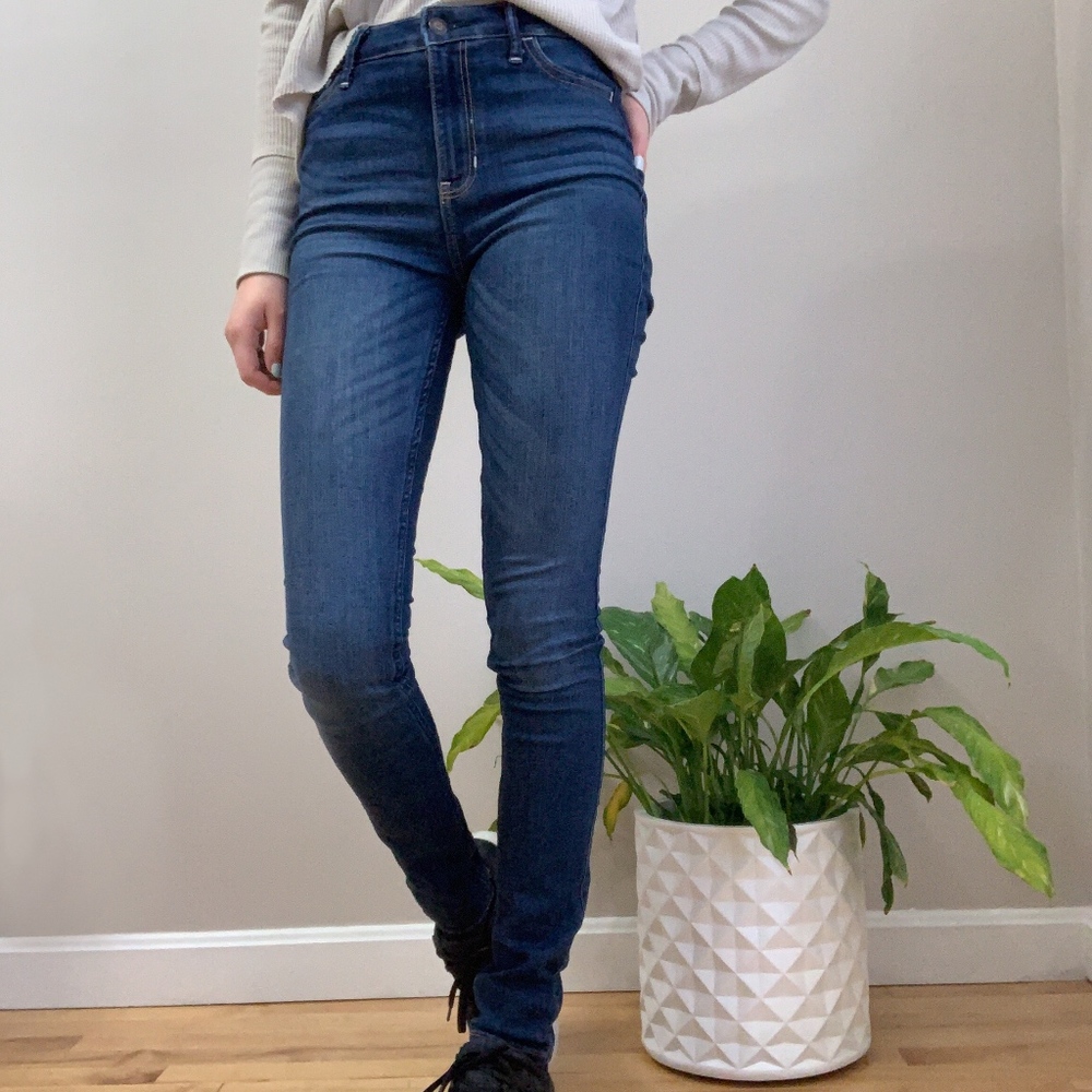 High Rise Super Skinny Hollister Jeans
